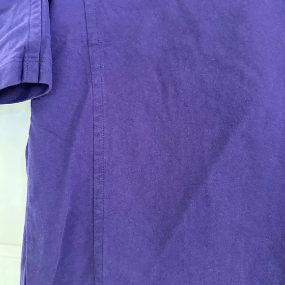 Dries Von Noten purple stitched T-shirt - Picture 3 of 3